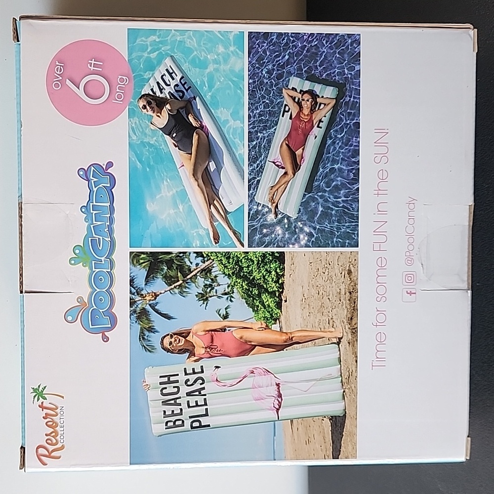 Pool Candy Deluxe Pool Raft - Beach Please - Picture 4 of 6